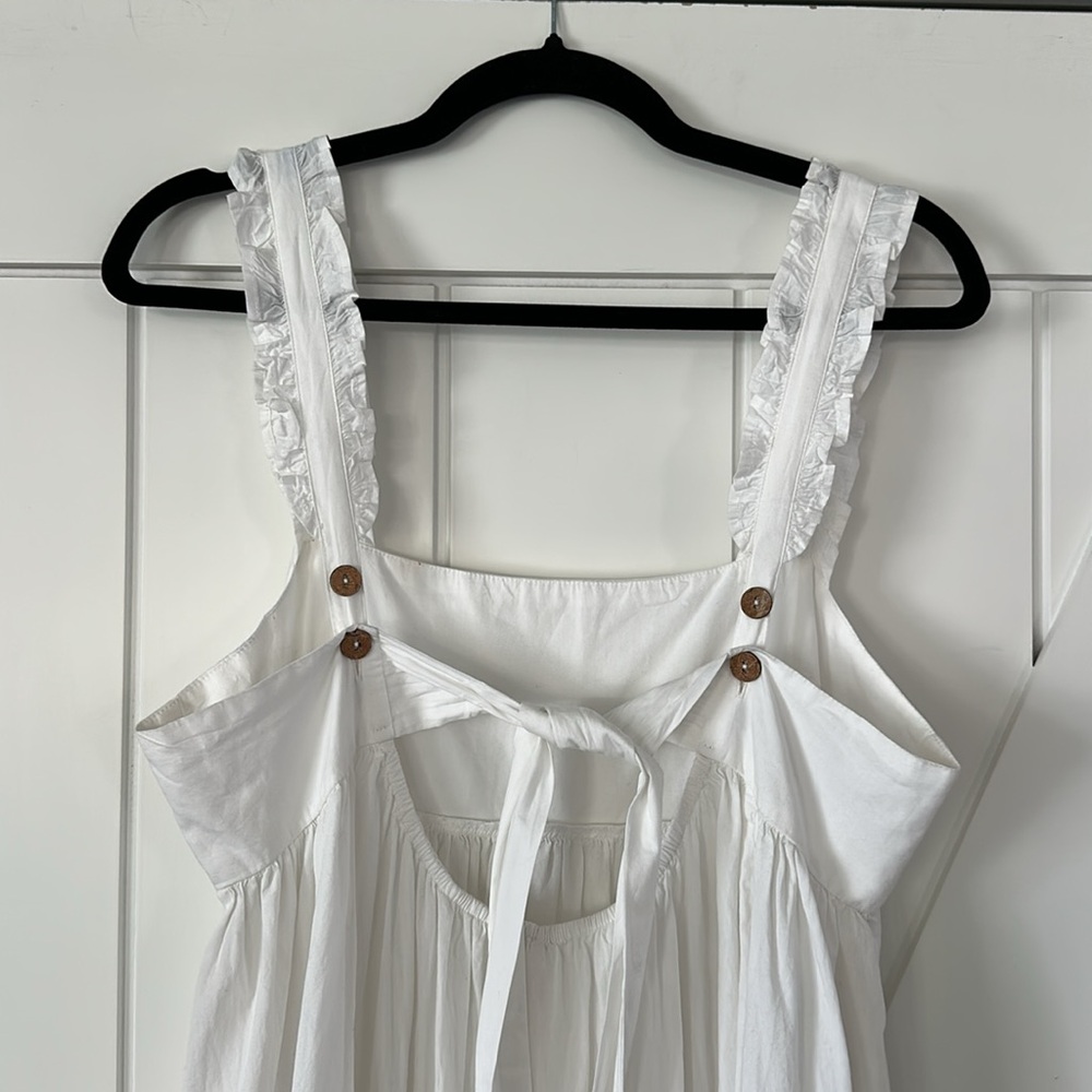Free People Isabella White Maxi Dress - Picture 7 of 13